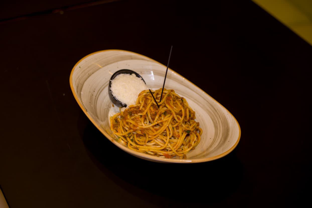 Menu 2 : spaghetti + boule de glace