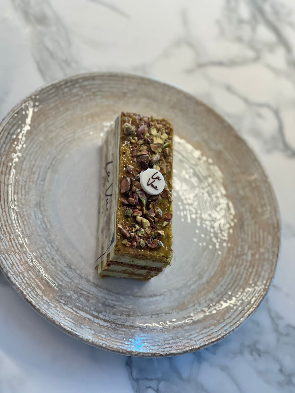 Mille-feuille pistache