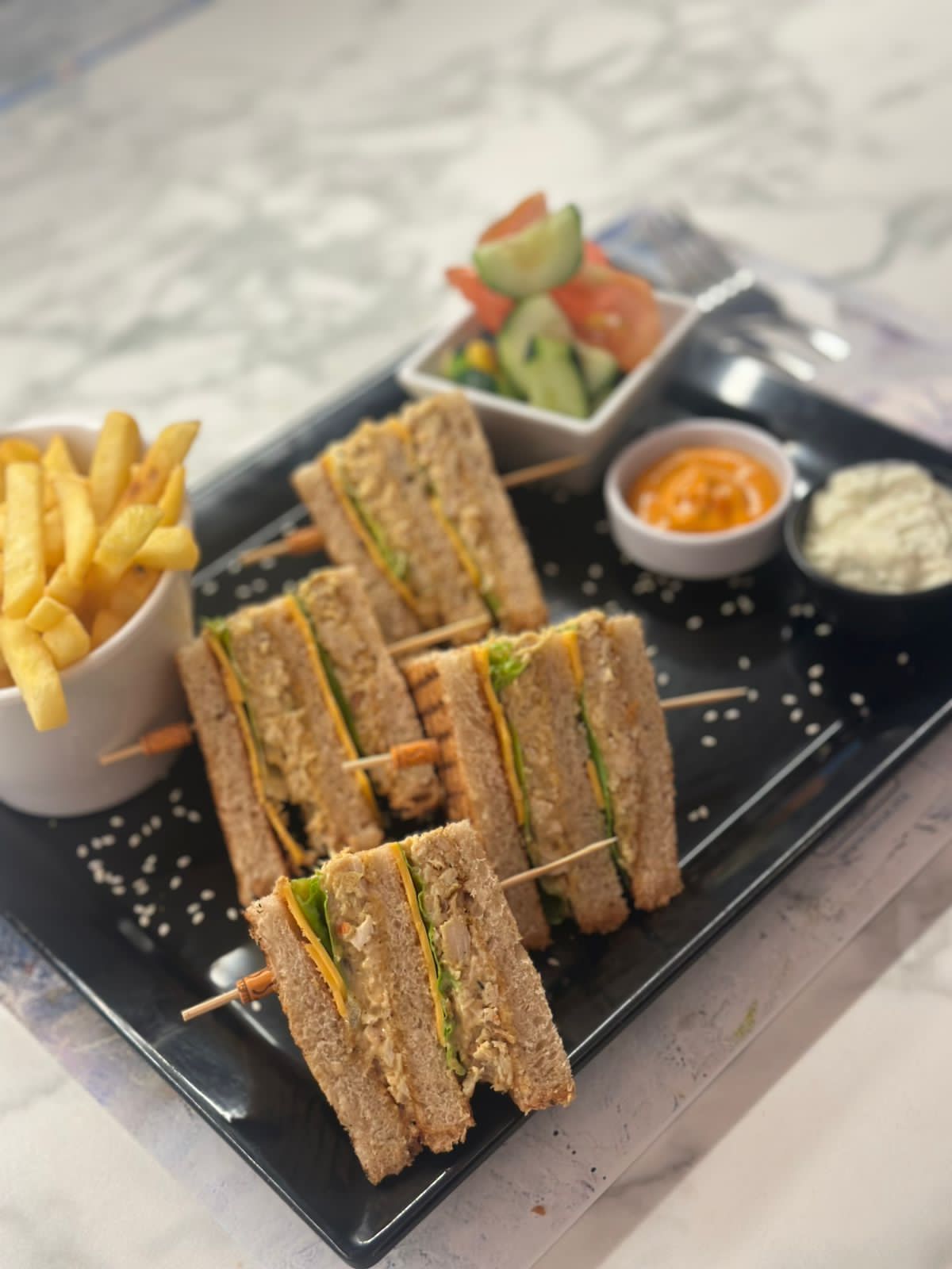 Poulet Club Sandwich